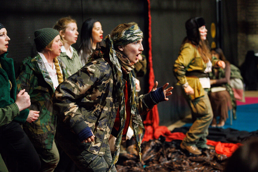 Crossing No Man's Land workshop performance, Lloyd Winters photograph 3