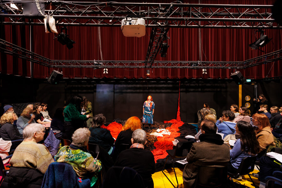 Crossing No Man's Land workshop performance, Lloyd Winters photograph 8
